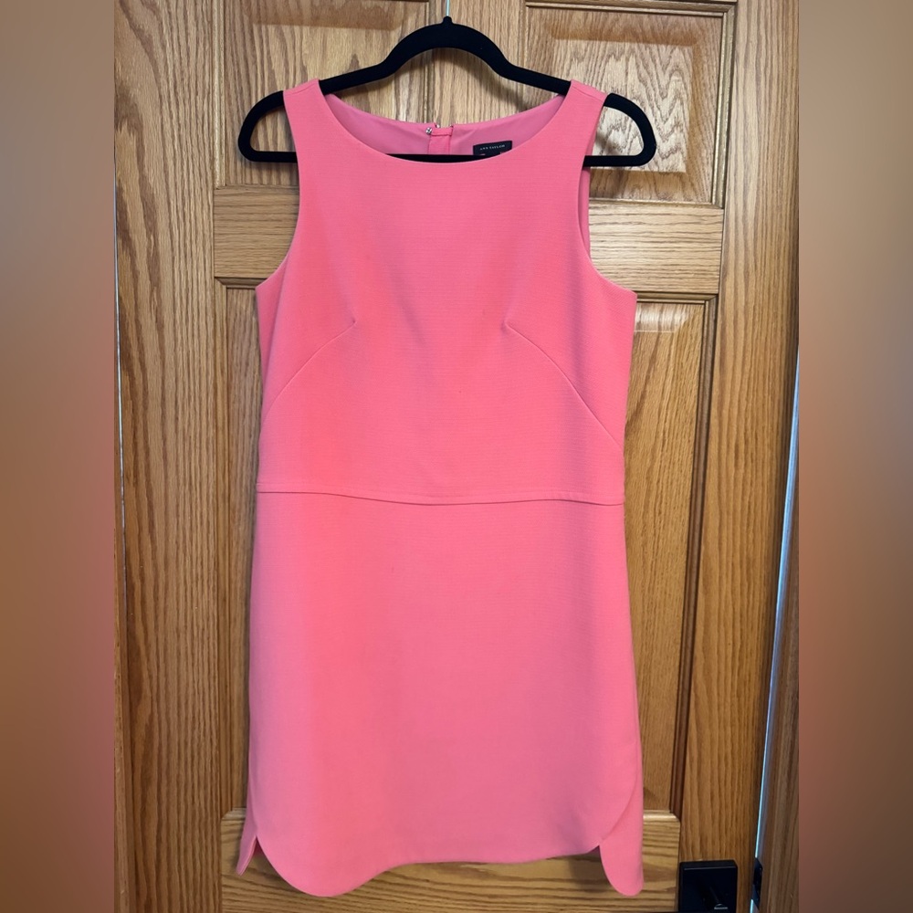 Ann Taylor Vibrant Pink Mini Dress